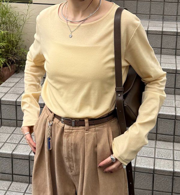  「【人気につき追加販売/接触冷感/吸水速乾】ベーシックシアーロンT」|Tシャツ・カットソー|