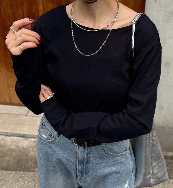  「【人気につき追加販売/接触冷感/吸水速乾】ベーシックシアーロンT」|Tシャツ・カットソー|