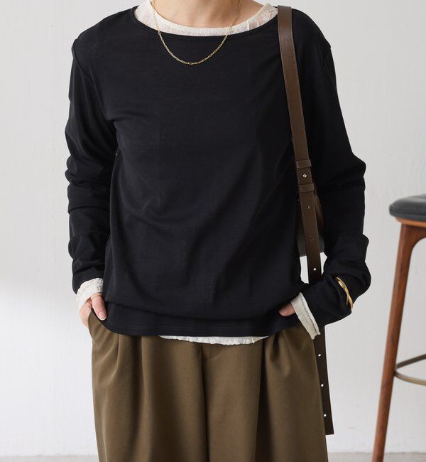  「【人気につき追加販売/接触冷感/吸水速乾】ベーシックシアーロンT」|Tシャツ・カットソー|