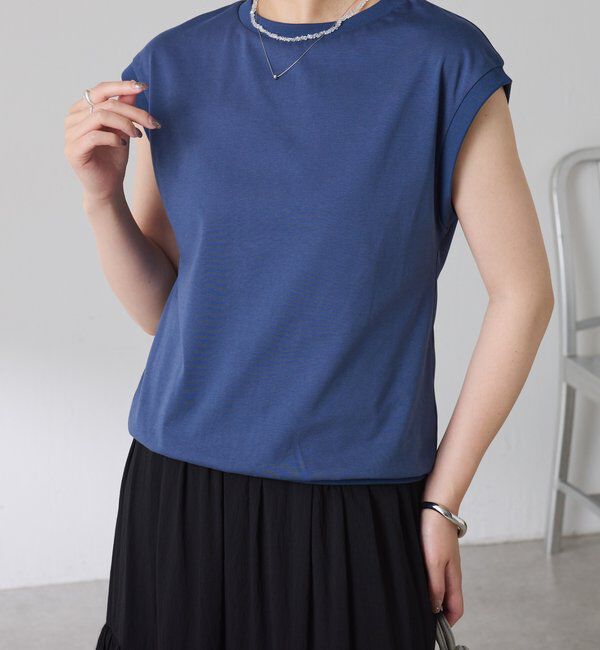  「【接触冷感】Q.anosクールタッチTシャツ」|Tシャツ・カットソー|