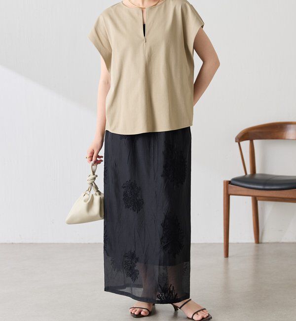  「《人気につき再販売決定》トリコットフレンチカットソー」|Tシャツ・カットソー|
