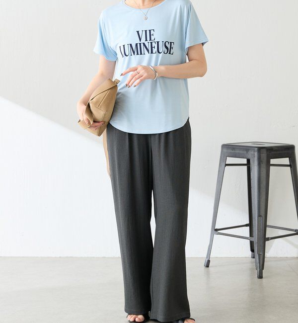  「【大人のロゴTシャツ】フロッキーコンパクトロゴTシャツ」|Tシャツ・カットソー|