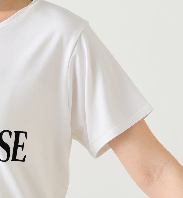  「【大人のロゴTシャツ】フロッキーコンパクトロゴTシャツ」|Tシャツ・カットソー|