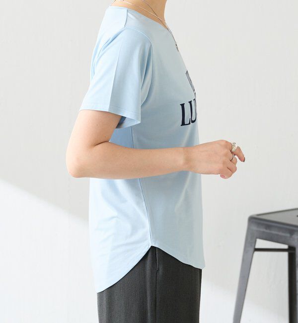  「【大人のロゴTシャツ】フロッキーコンパクトロゴTシャツ」|Tシャツ・カットソー|