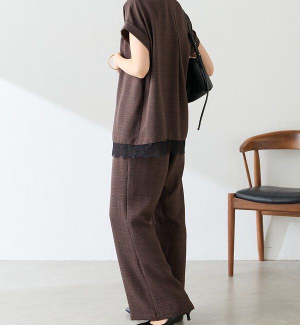  「レースドッキングシャツセットアップ」|ワンピース|