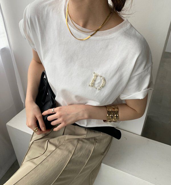  「DビジューTEE」|Tシャツ・カットソー|
