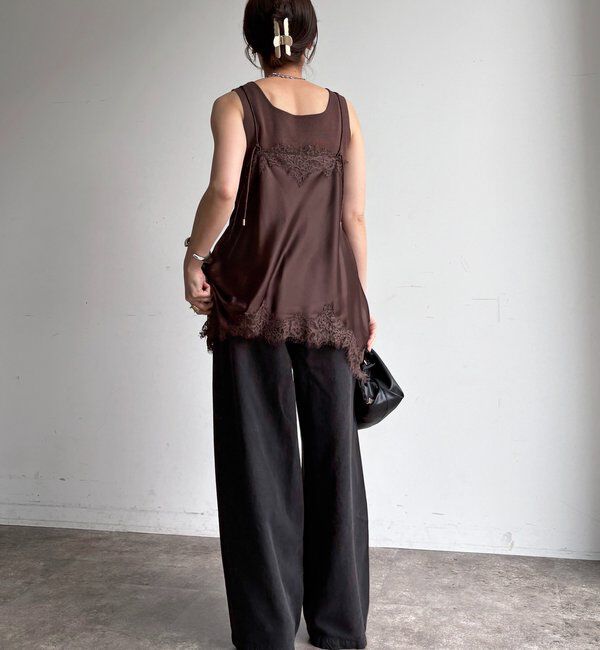  「デニムワイドイージーパンツ」|デニム|