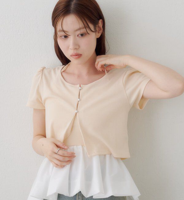  「【マルチウェイ】ホルターバルーンカーデSET」|Tシャツ・カットソー|