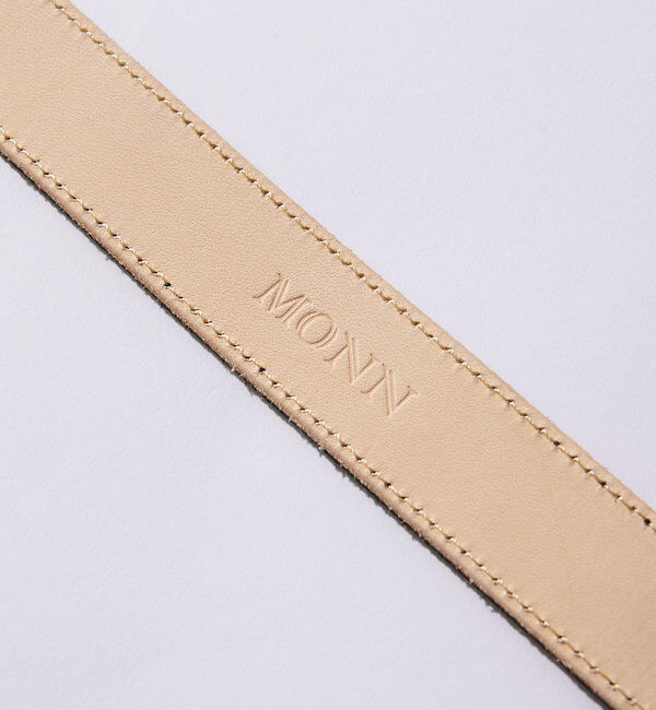  「【MONN.:.】【SHIHO企画】コラボ型押しベルト」|ベルト|