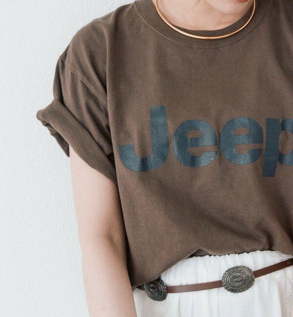  「【大人のロゴTシャツ】Jeep Tee」|Tシャツ・カットソー|ブラウン