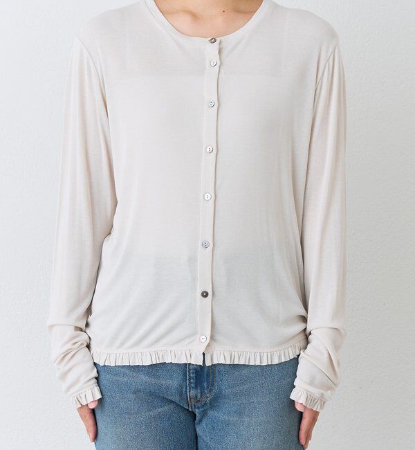  「フリルカットカーディガン」|Tシャツ・カットソー|