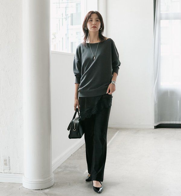  「ニュアンスショルダーカットソー」|Tシャツ・カットソー|