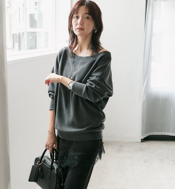  「ニュアンスショルダーカットソー」|Tシャツ・カットソー|