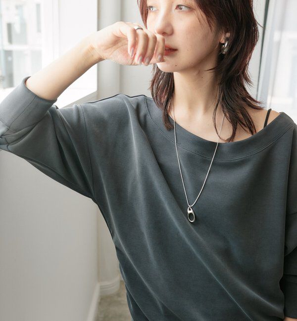  「ニュアンスショルダーカットソー」|Tシャツ・カットソー|
