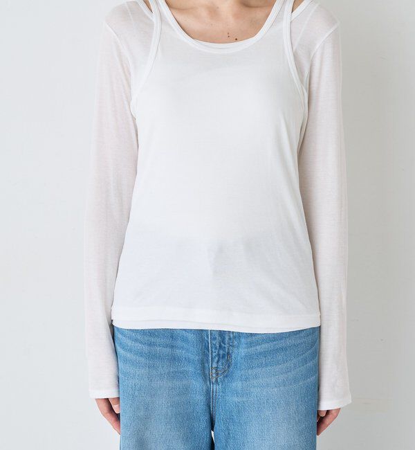  「【A・MONN】【セットアイテム】レイヤードロンTee」|Tシャツ・カットソー|