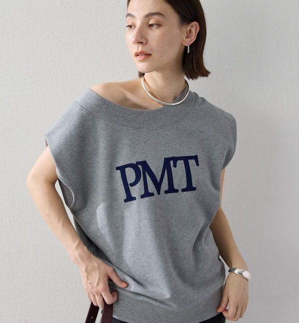  「オフショルスウェットTee」|Tシャツ・カットソー|チャコールグレー