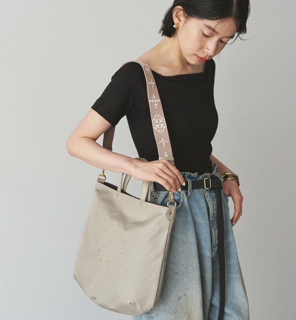  「【撥水】スリム2WAYトートバッグ <ナイロン>」|トートバッグ|
