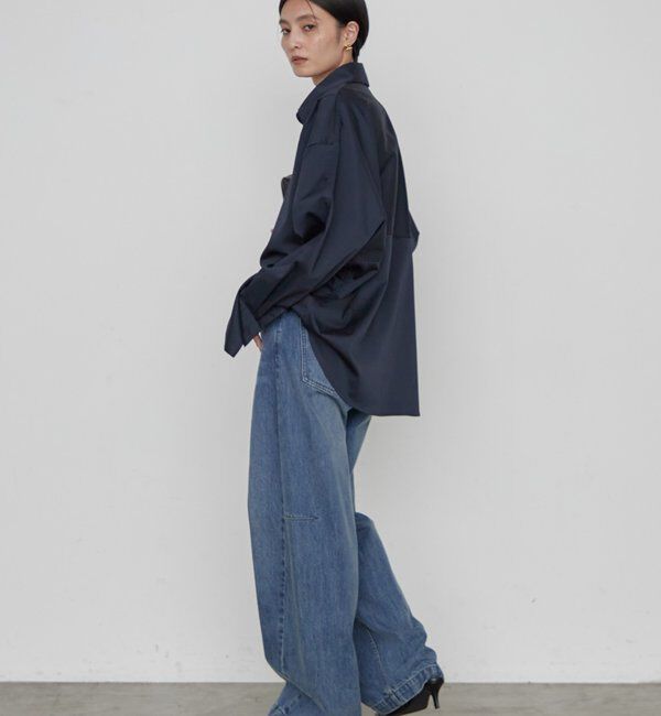  「《WEB限定/大人気につきリバイバル/累計販売１万枚達成》サテンBIGシャツ」|シャツ・ブラウス|