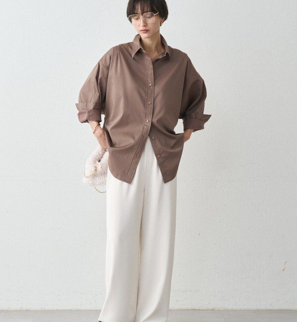  「《WEB限定/大人気につきリバイバル/累計販売１万枚達成》サテンBIGシャツ」|シャツ・ブラウス|