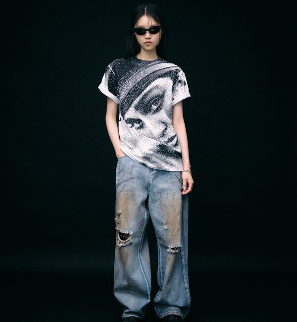  「VIDEO SHOP &times; PeterAnderson Facephoto TEE」|Tシャツ・カットソー|