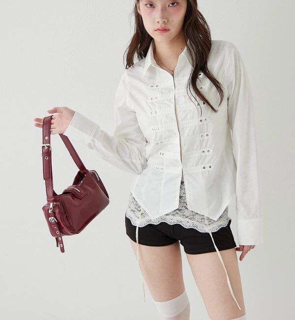  「【WEB限定】ナポレオンコンパクトシャツ」|シャツ・ブラウス|