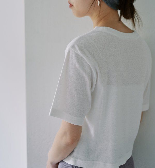  「スラブコットンチビTee」|Tシャツ・カットソー|