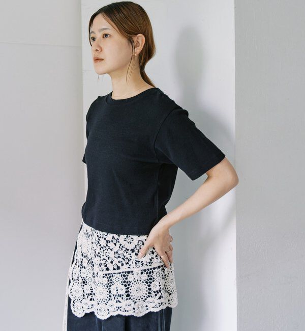  「スラブコットンチビTee」|Tシャツ・カットソー|