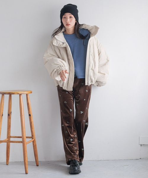 LOWRYS FARM「【撥水加工・保温効果抜群!】モンスターショートコート」|その他|