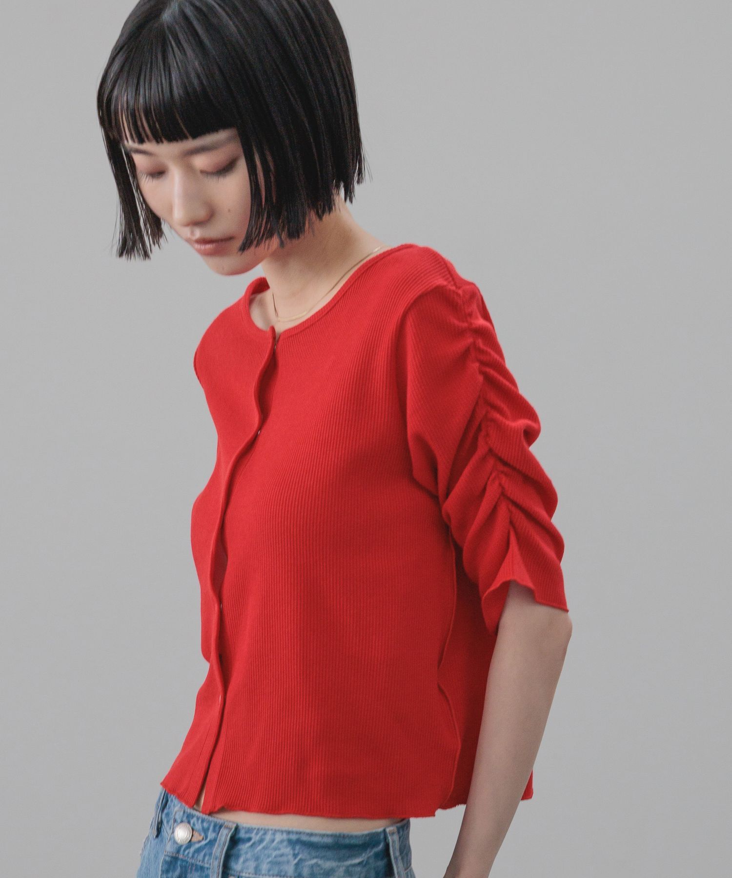 LOWRYS FARM「ｼｮﾙﾀﾞｰﾊﾟﾌCD5S」|Tシャツ・カットソー|