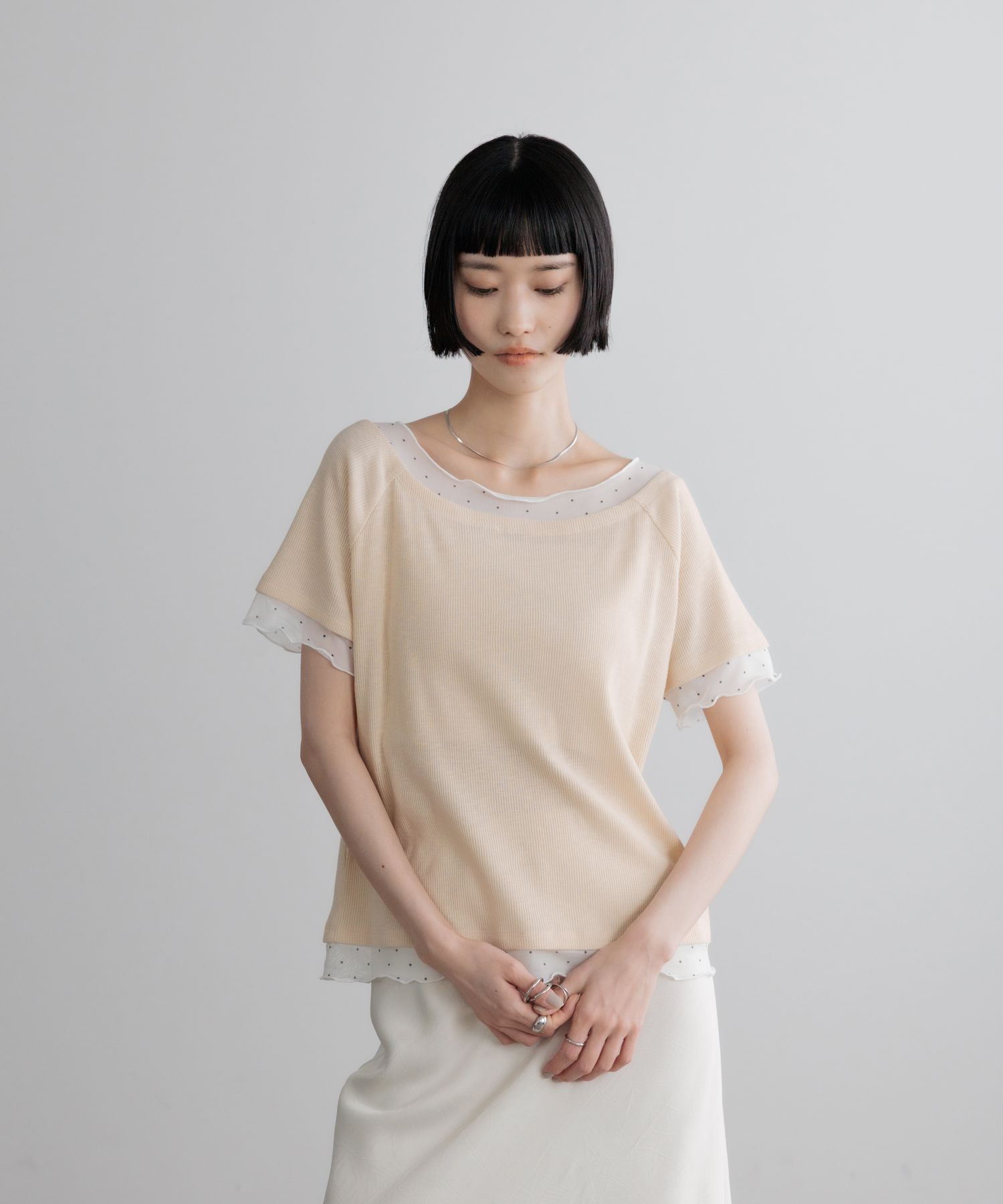 LOWRYS FARM「２ＷＡＹレイヤードＳＳ」|Tシャツ・カットソー|
