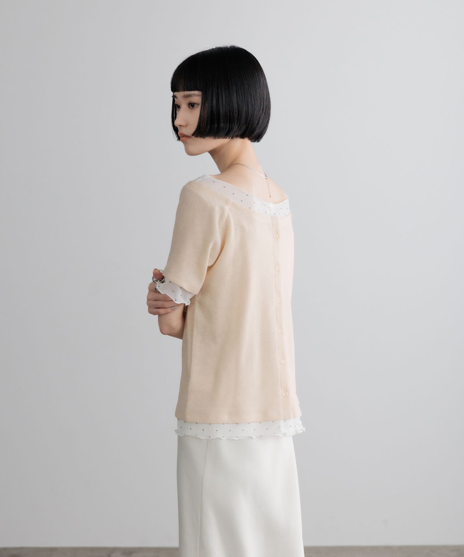 LOWRYS FARM「２ＷＡＹレイヤードＳＳ」|Tシャツ・カットソー|