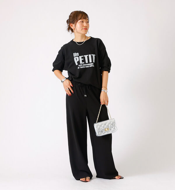 Rouge vif「【人気追加】カットジャージサイドラインパンツ/ウエストゴム」|その他|