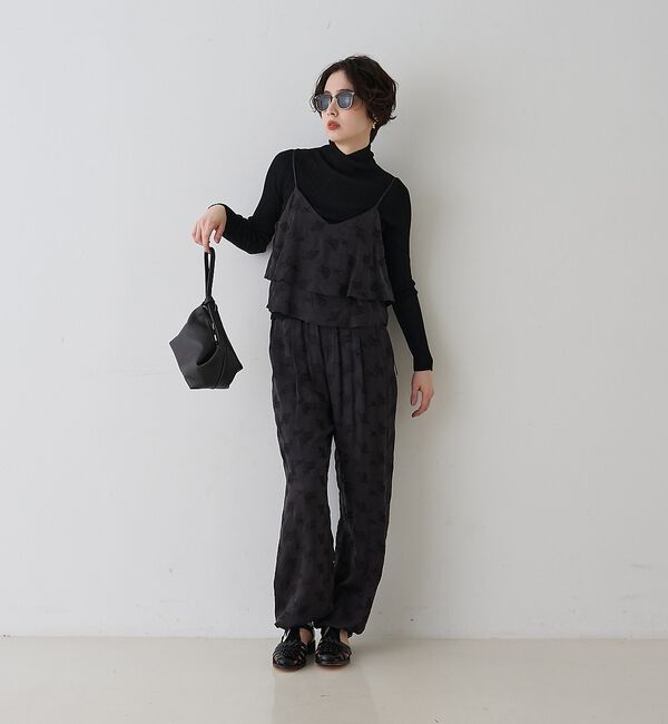 Rouge vif「【AULENTTI/オウレンティ】ワンハンドル レザーハンドバッグ/ポーチバッグ」|ハンドバッグ|