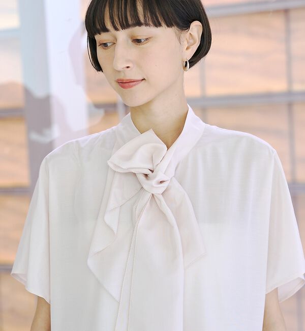 Rouge vif「ボウタイドルマンブラウス」|シャツ・ブラウス|