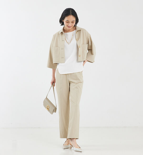 qualite「【セットアップ対応】2WAYストレッチストレートパンツ」|その他|