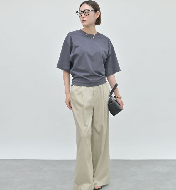 qualite「【接触冷感】プレミアム天竺ドルマンTシャツ」|Tシャツ・カットソー|