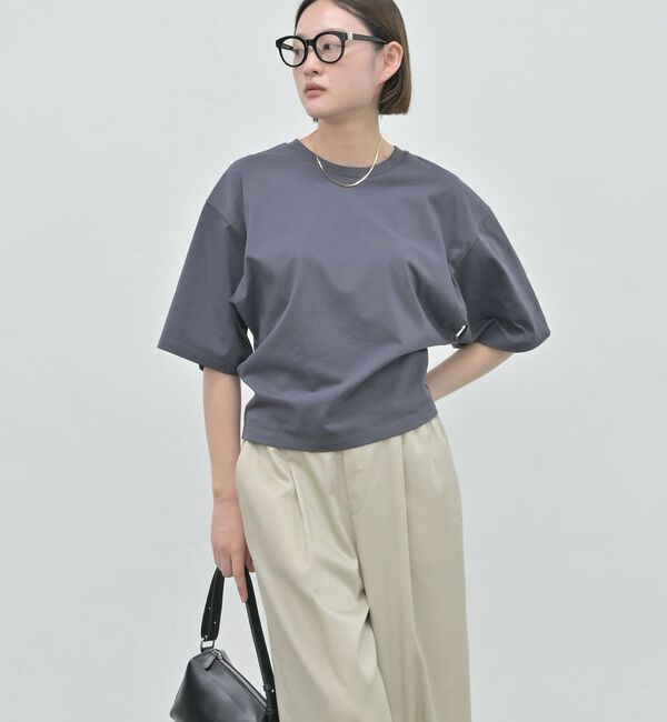 qualite「【接触冷感】プレミアム天竺ドルマンTシャツ」|Tシャツ・カットソー|
