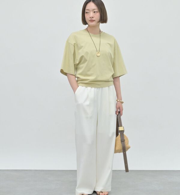 qualite「【接触冷感】プレミアム天竺ドルマンTシャツ」|Tシャツ・カットソー|