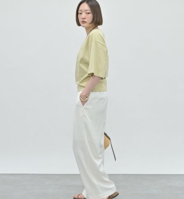 qualite「【接触冷感】プレミアム天竺ドルマンTシャツ」|Tシャツ・カットソー|