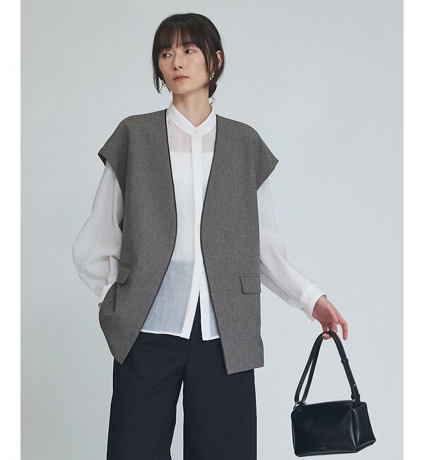 qualite「【セットアップ対応】ウールライク ジレ」|その他|