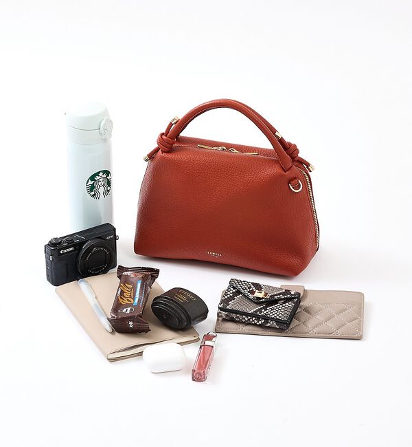 LOWELL things「【新色追加】Muget/ダブルハンドルミニショルダーBAG【予約】」|ショルダー・メッセンジャー|