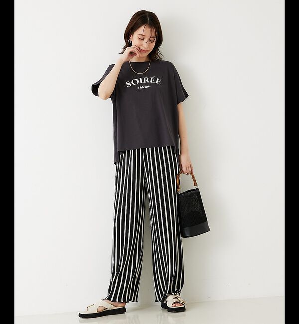 abahouse mavie「ワイドロゴTシャツ」|Tシャツ・カットソー|