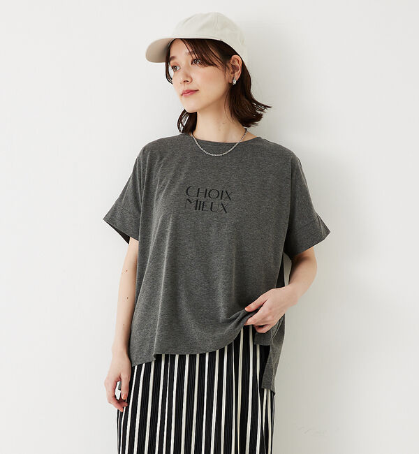abahouse mavie「ワイドロゴTシャツ」|Tシャツ・カットソー|