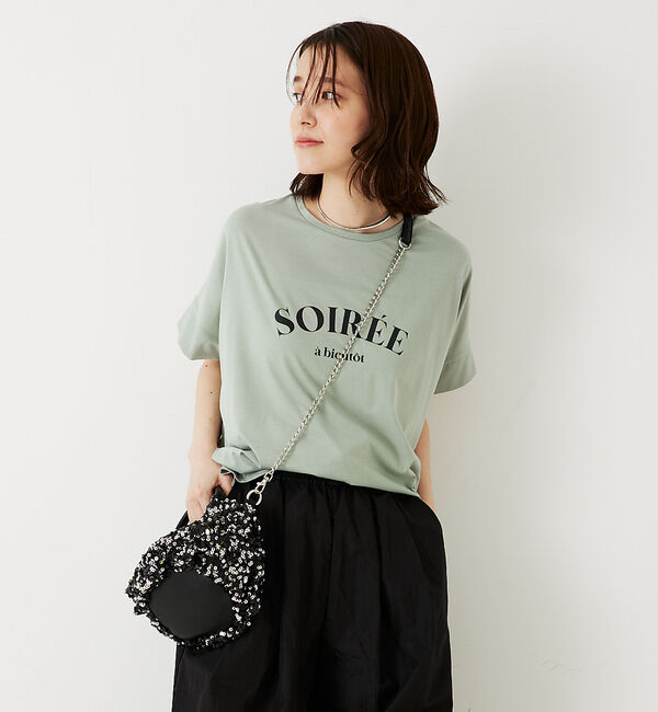 abahouse mavie「ワイドロゴTシャツ」|Tシャツ・カットソー|