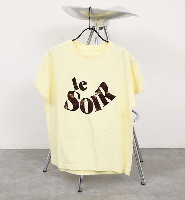 abahouse mavie「甘編み天竺ロゴTシャツ」|Tシャツ・カットソー|