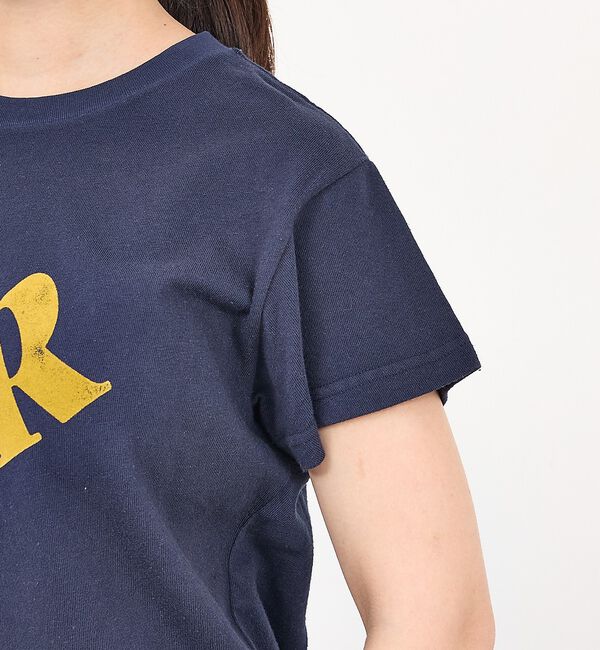 abahouse mavie「甘編み天竺ロゴTシャツ」|Tシャツ・カットソー|