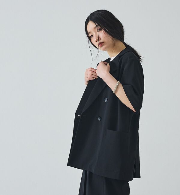 abahouse mavie「【UVカット・速乾】エアリードライ ダブルブレストジャケット」|その他|