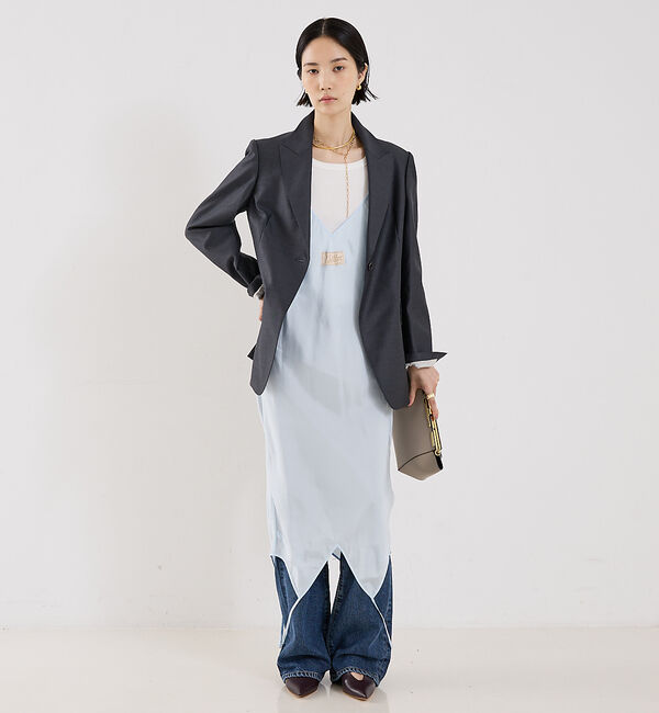 The Store by C' 「【BETTTER】DOUBLE CAMI DRESS／キャミドレス」|ワンピース|ライトブルー