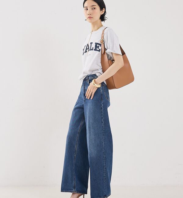 The Store by C' 「【Sporty&Rich】Yale Classic T-Shirt／ロゴTシャツ」|Tシャツ・カットソー|