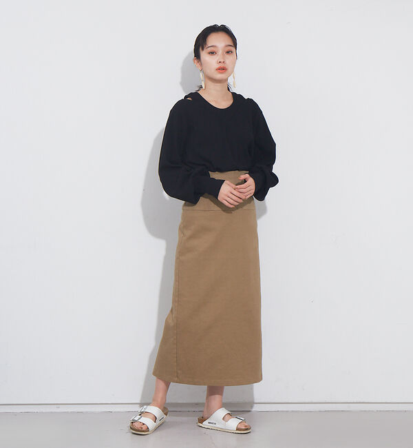 NOMINE「【展開店舗限定】コットンペンシルスカート」|スカート|